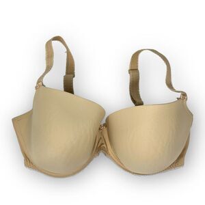 Freya Deco Molded Plunge Bra Nude Tan Underwire Women’s Size 38I AA4234NUE